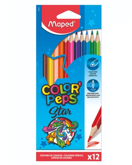 CRAYONS DE COULEUR - PETITE BOITE DE 12
