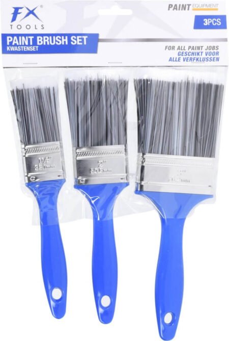 Ensemble de pinceaux pinceaux plats - 3PCS