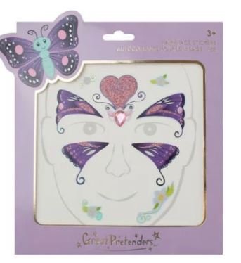 STICKERS VISAGE - PAPILLON