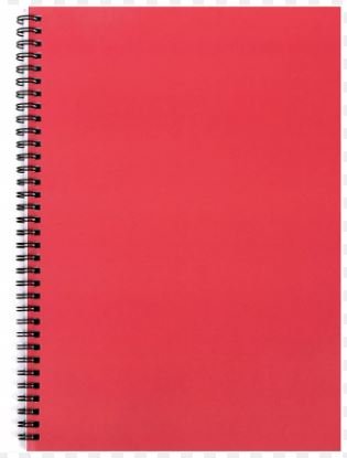 CAHIER SPIRALE GRAND FORMAT COUV PLASTIQUE ROUGE